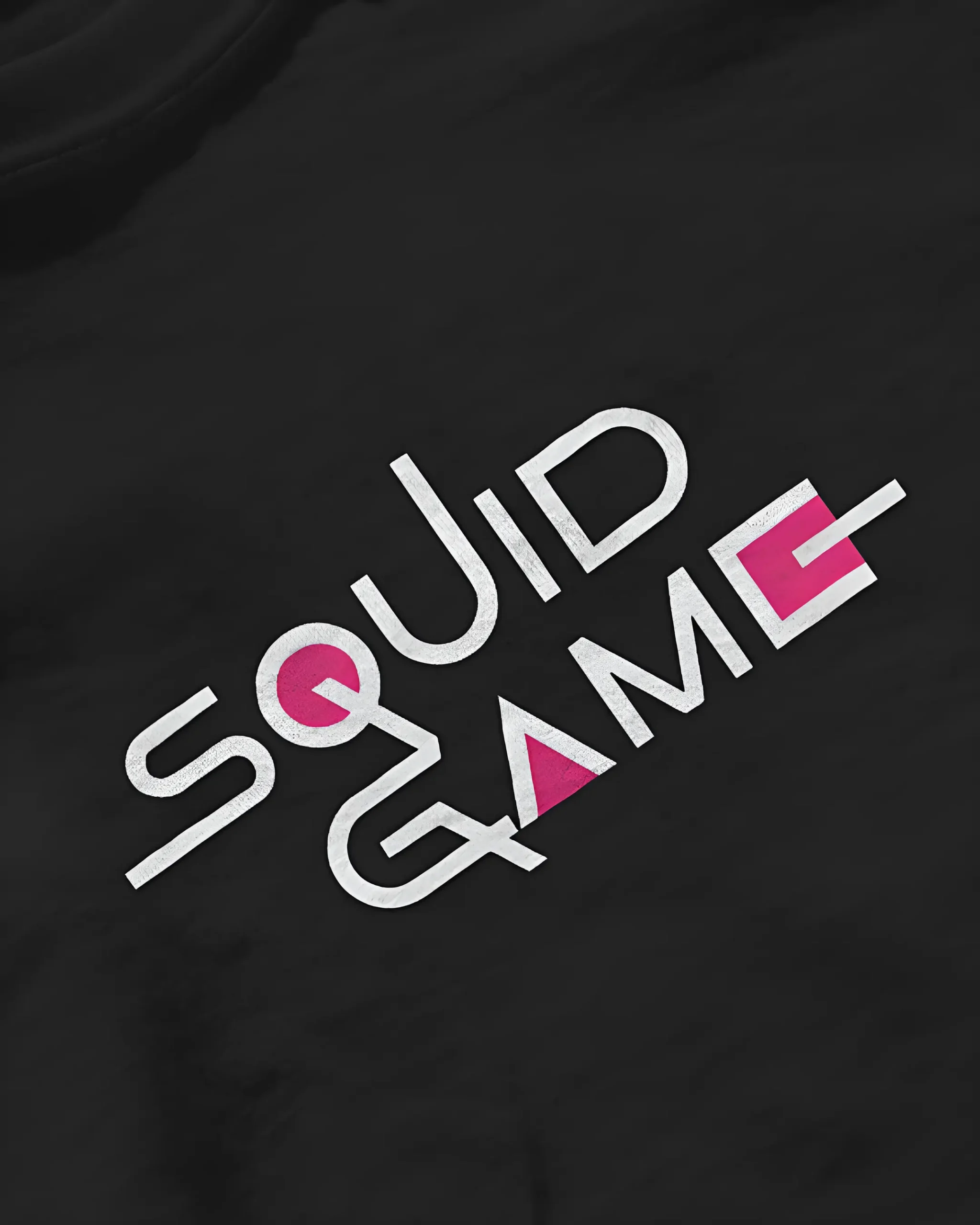Squid Game Oversized Classic Black T-Shirt - Image 2
